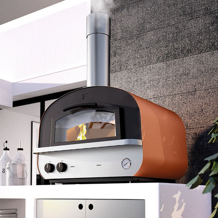 Fontana Piero Build In Gas & Wood Fired Pizza Oven