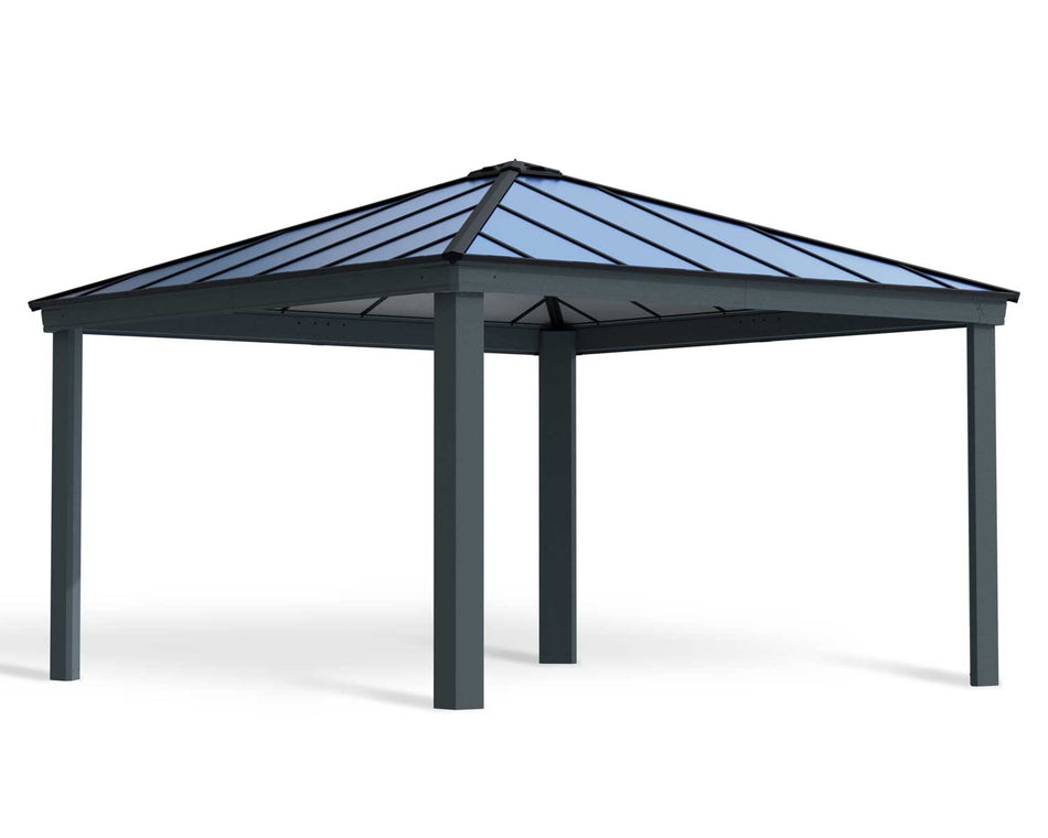 Dallas 14ft x 14ft Grey Gazebo & Pergola Kit - Canopia by Palram