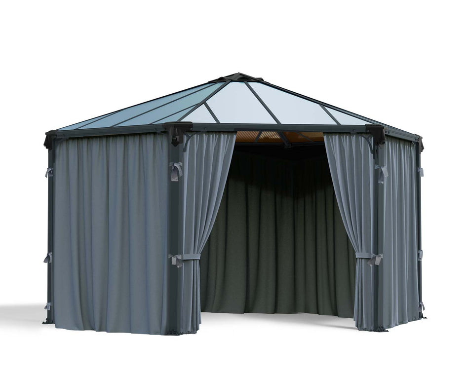 Canopia By Palram curtain set for Monaco gazebo