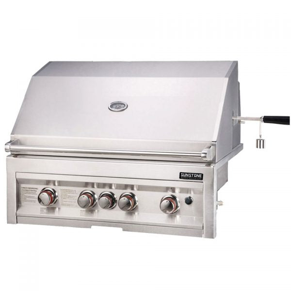 SunStone Outdoor Kitchen Sun Series 4 Burner Gas Grill with Infrared