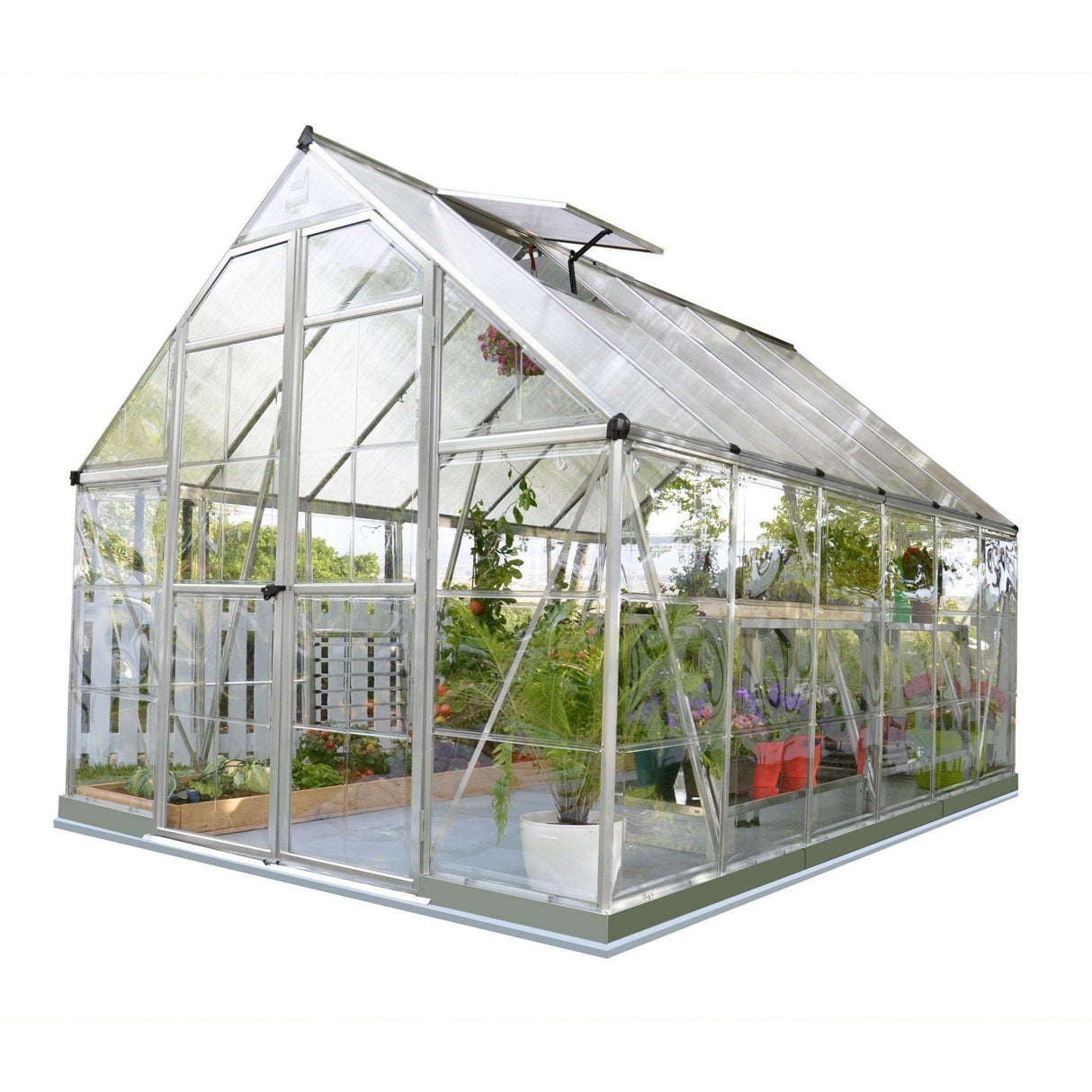 Palram Canopia Balance 8 x 12 ft Greenhouse in Silver