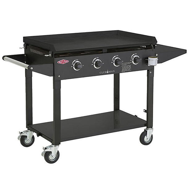 Beefeater Clubman Series 4 Burner Gas BBQ - Black with Trolley