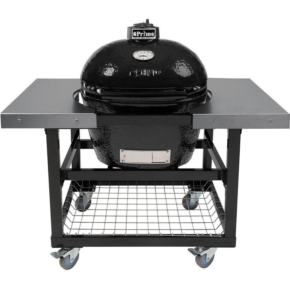 Primo Cart With Side Shelves For Oval JR 200 Grill