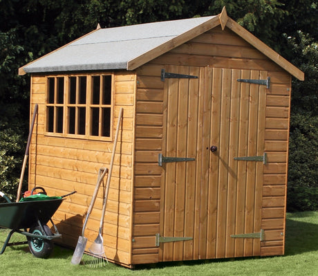 Shedlands Heavy Duty 12 x 8 ft Apex Garden Shed including assembly