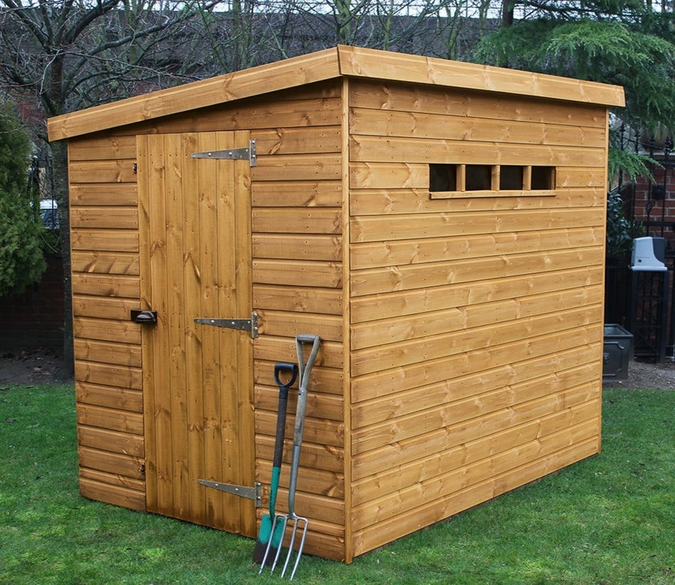 Shedlands Security 10 x 6 ft Pent Garden Shed including assembly