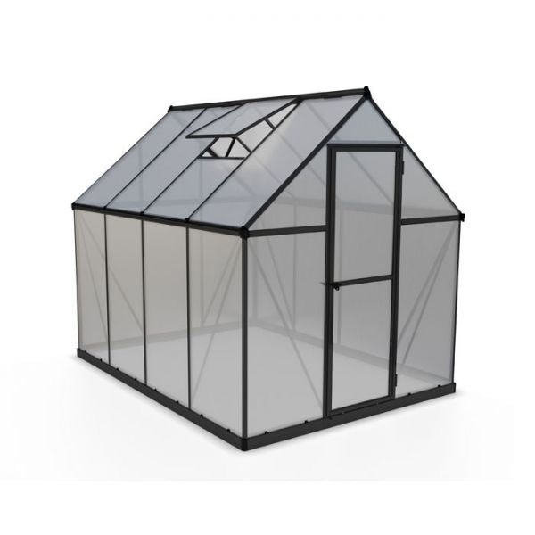 Palram Canopia Mythos 6 x 8 ft Greenhouse in Grey
