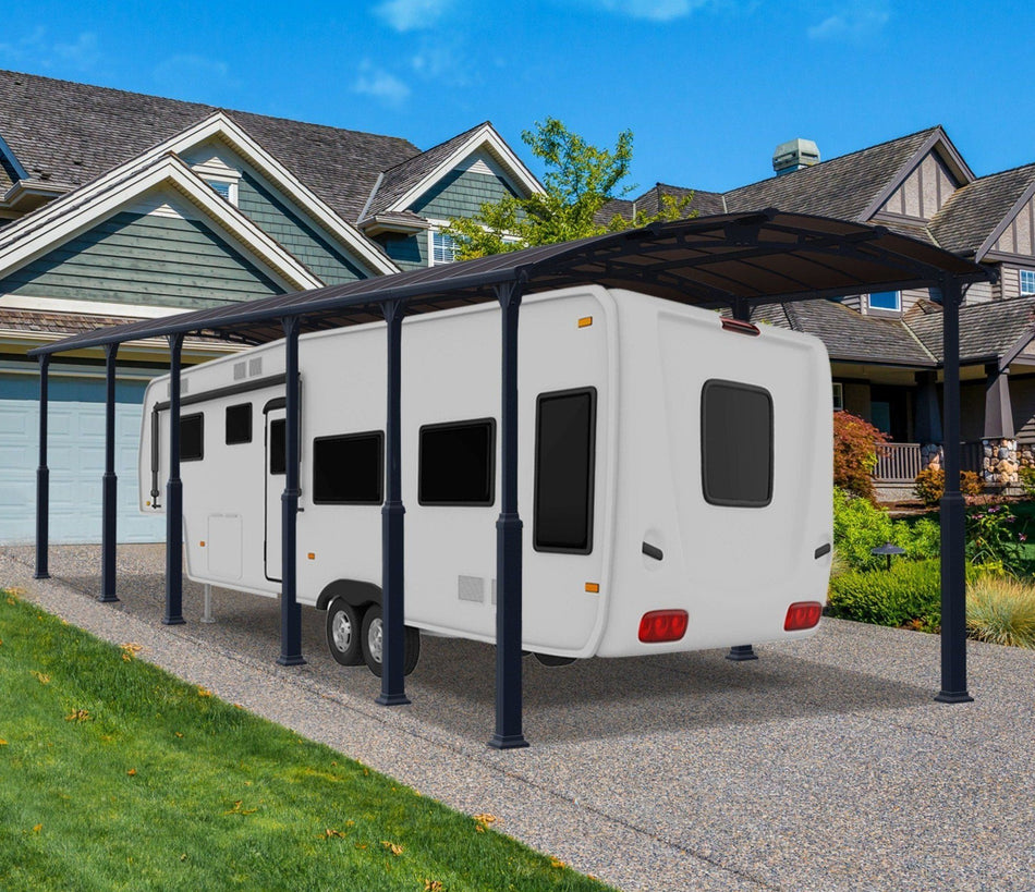 Arcadia Alpine 12700 Aluminium 12 x 42 ft Carport - Canopia By Palram 