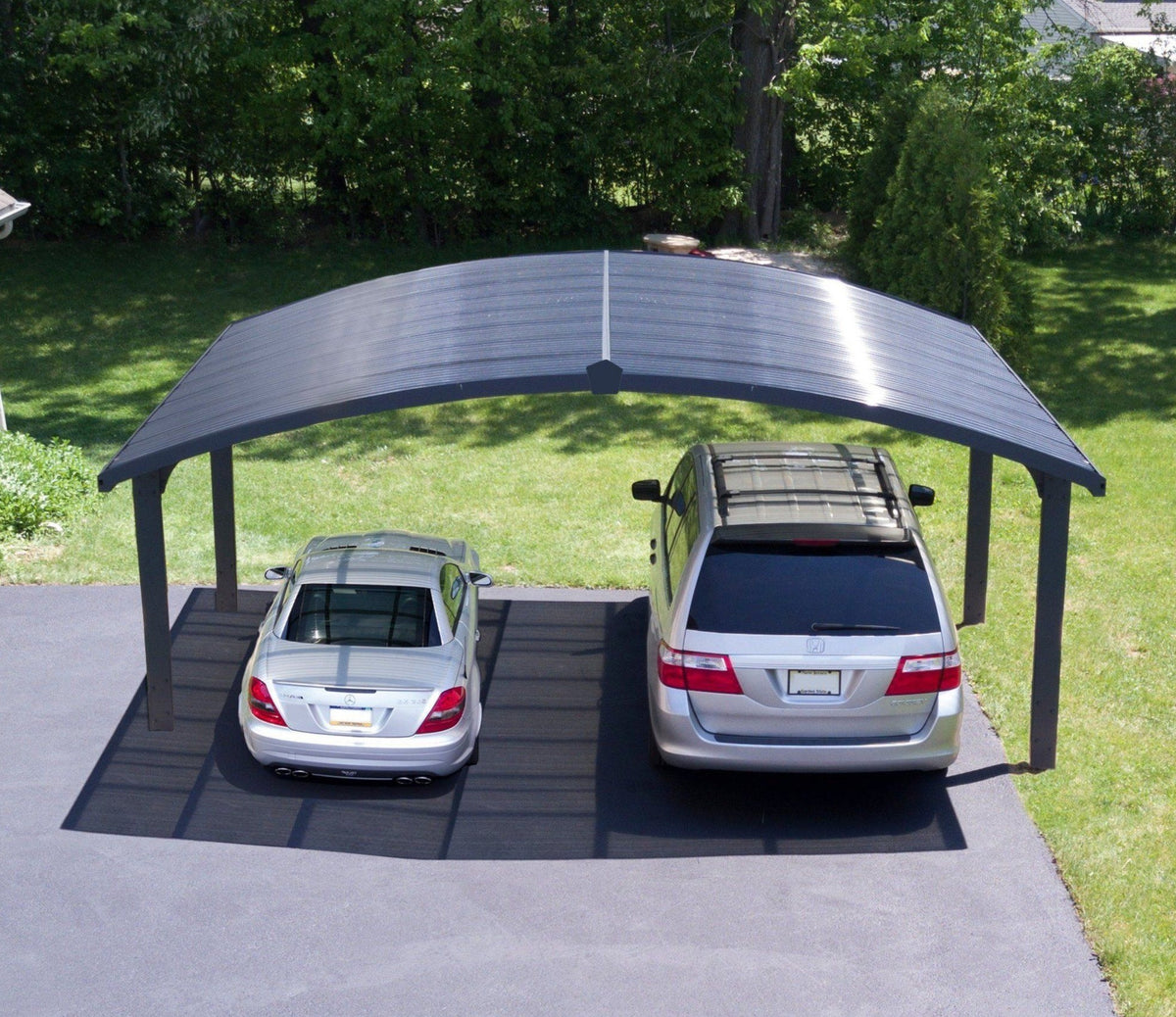 Arizona Wave Aluminium 19 x 16 ft Double Carport - Canopia By Palram