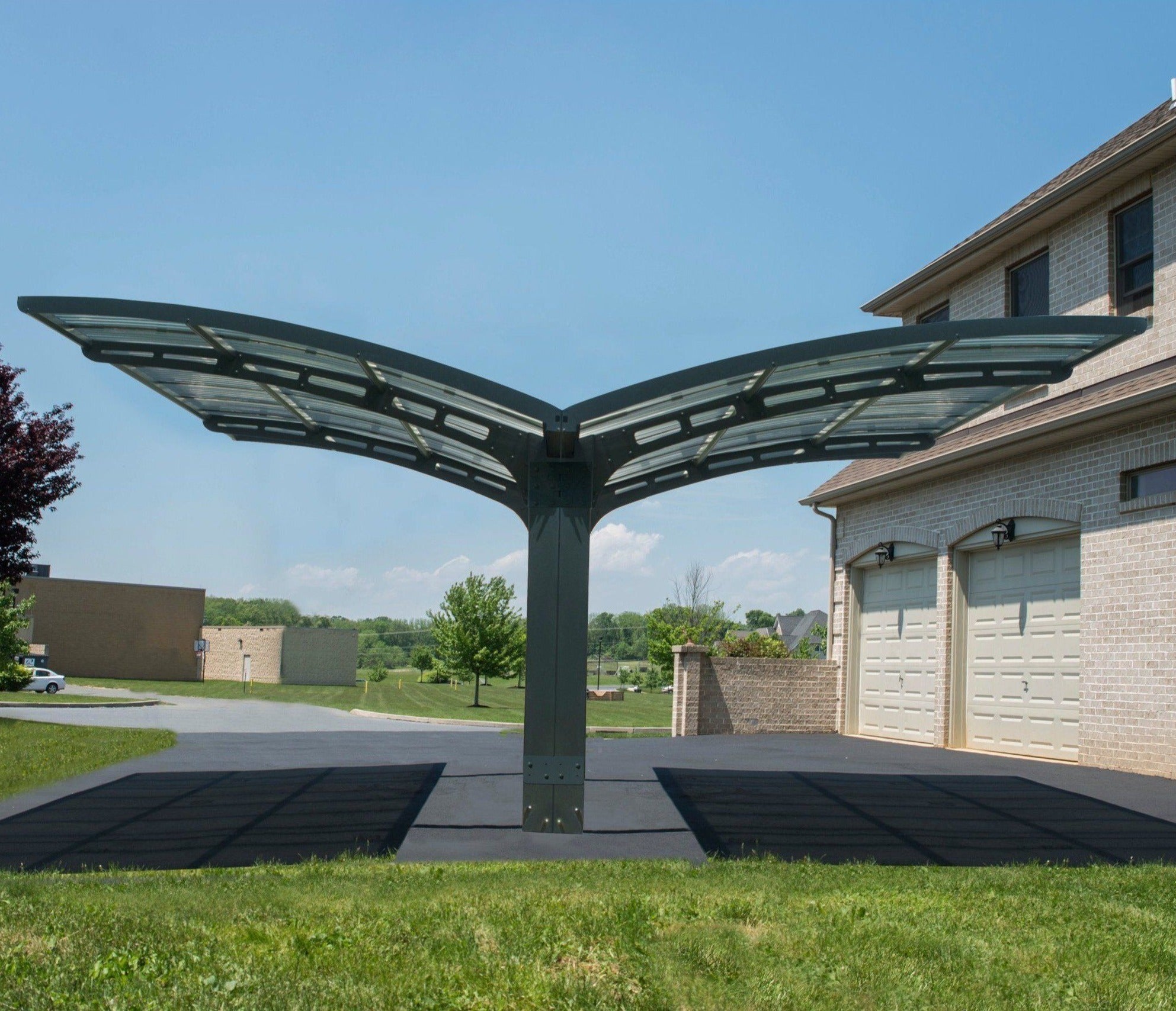 Arizona Wave Aluminium 19 x 16 ft Double Carport - Canopia By Palram