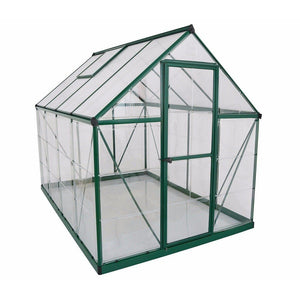 Canopia By Palram Hybrid 6x8 Green Polycarbonate Greenhouse
