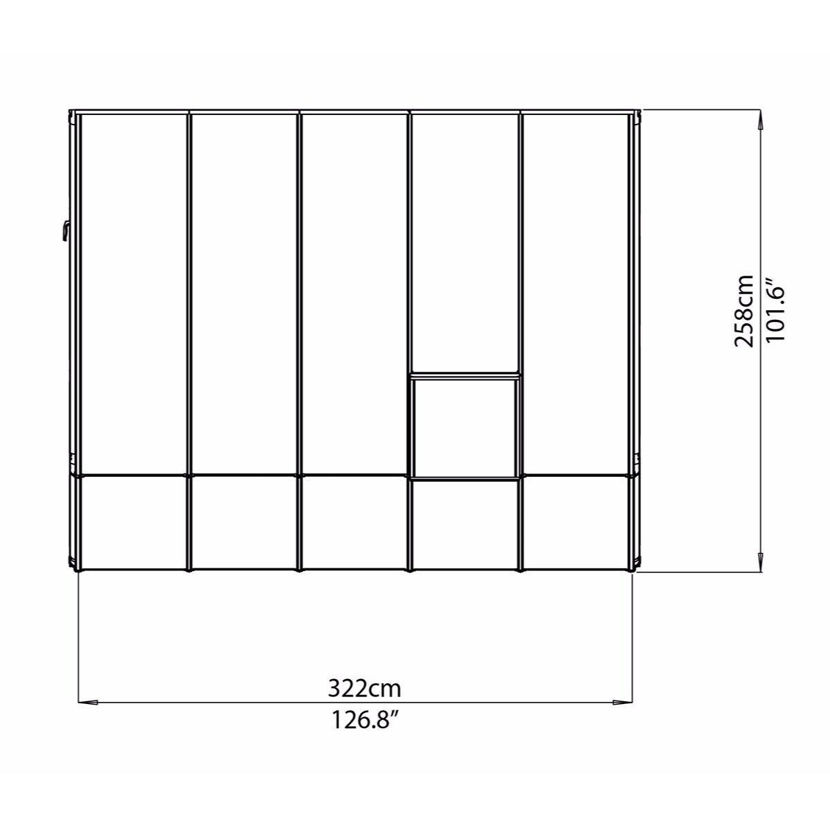 Palram Canopia Rion 8 x 10 ft Sun Room