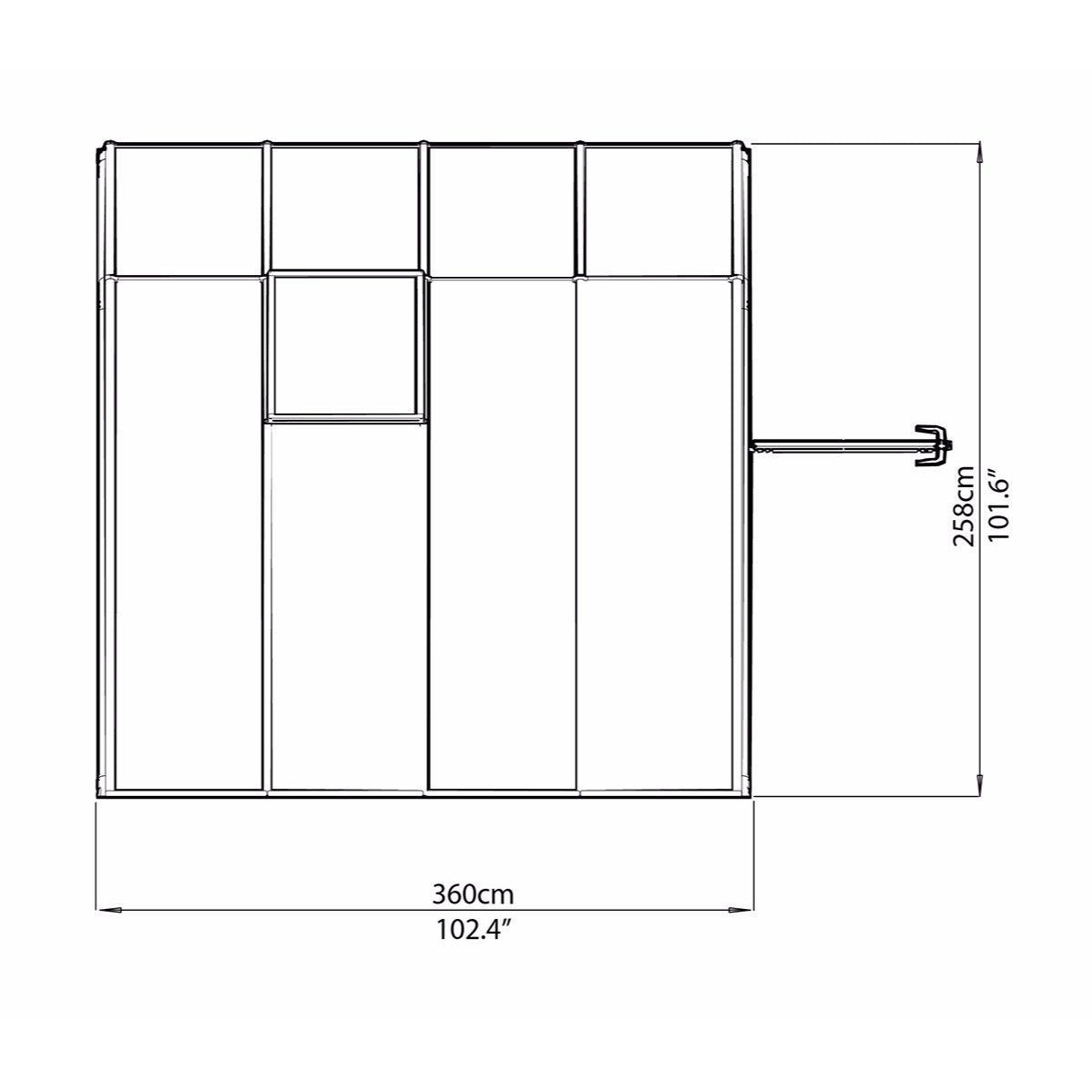 Palram Canopia Rion 8 x 8 ft Sun Room