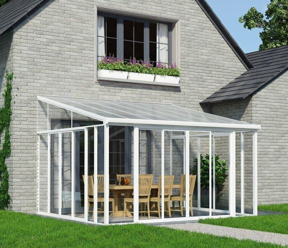Palram Canopia Sanremo 4m x 4.25m White Veranda
