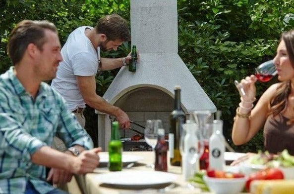 Buschbeck Rondo Masonry Wood Fired BBQ