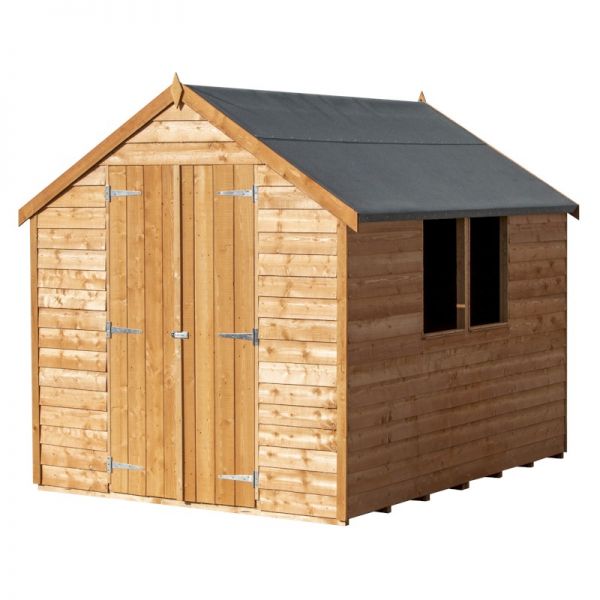 Shire Value Overlap Double Door Apex Shed 8x6