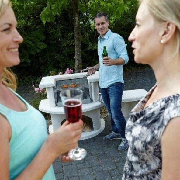 Buschbeck Venedig Grill Bar Masonry Wood Fired BBQ