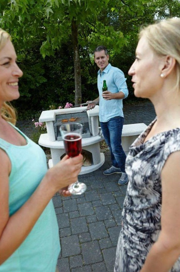 Buschbeck Luzern Grill Bar Masonry Wood Fired BBQ